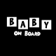 Baby On Board Square Blocks
